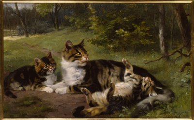 Unter Mutters wachsamem Auge von Julius Adam